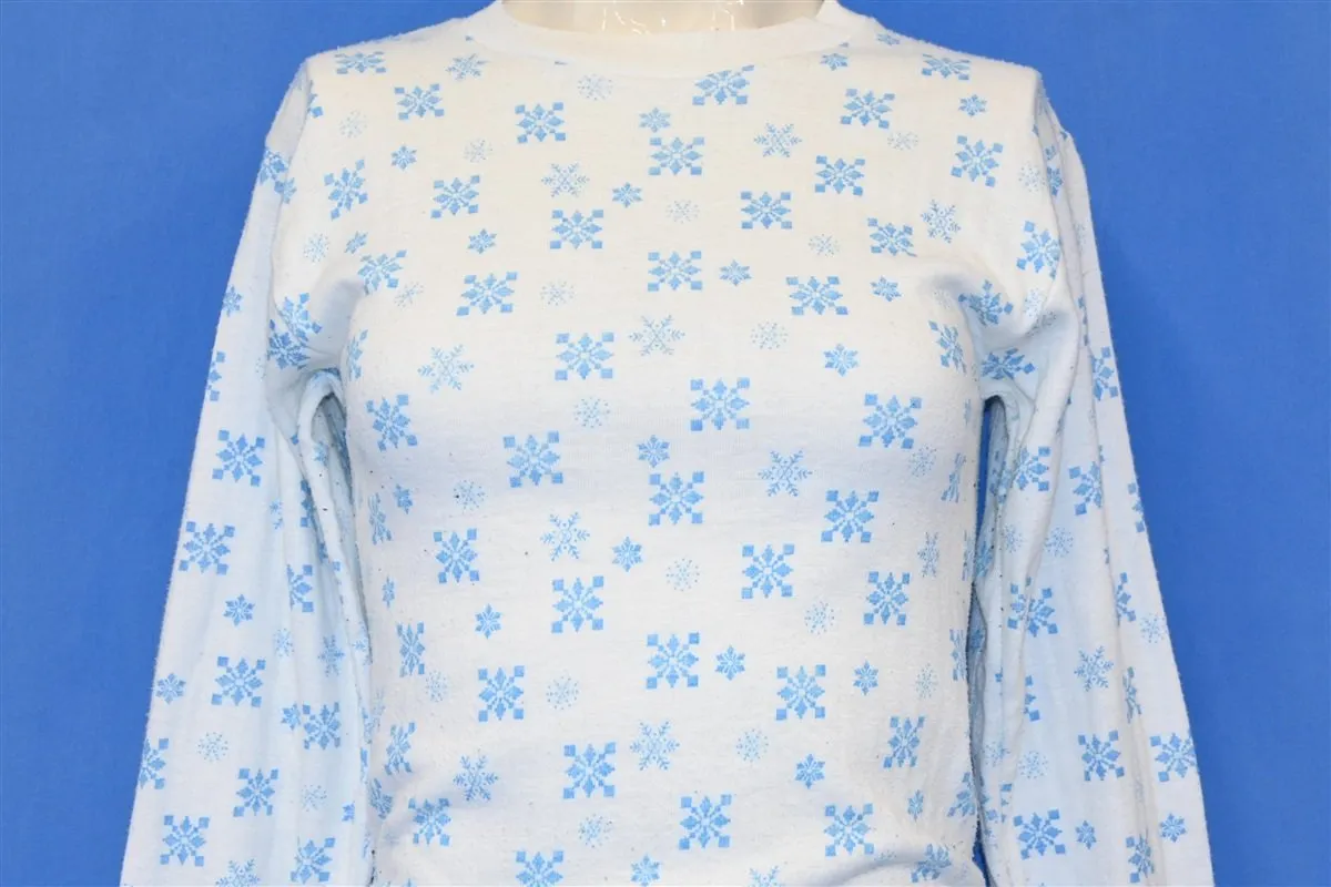 70s Sears Sports Center Thermal Snowflake t-shirt Youth Large