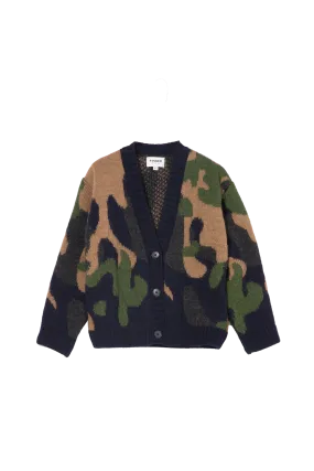 ALIENOR Tobacco Camo - Cardigan