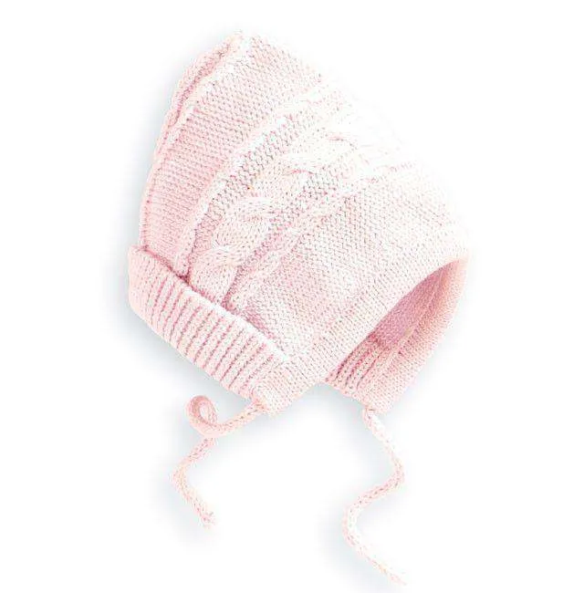 Baby Knit Hat in Pink by Bella Bliss