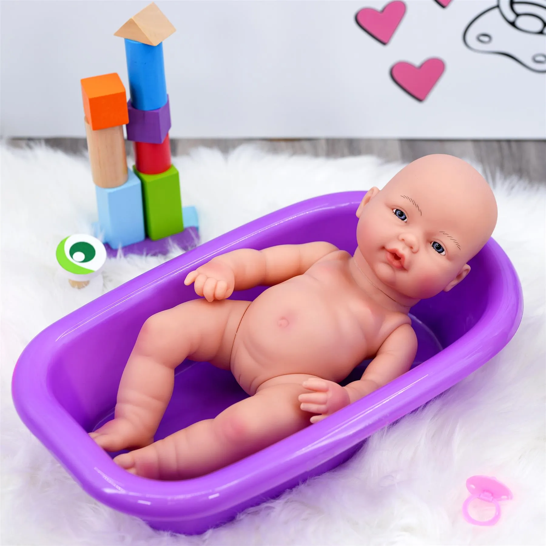 BiBi Anatomically Correct Girl Doll (36 cm / 14")