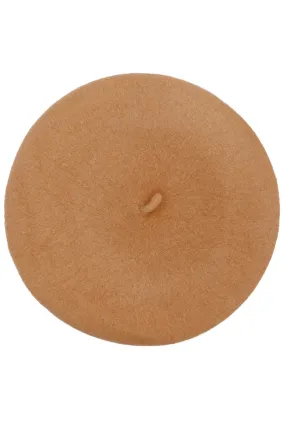 Classic French Beret in Camel