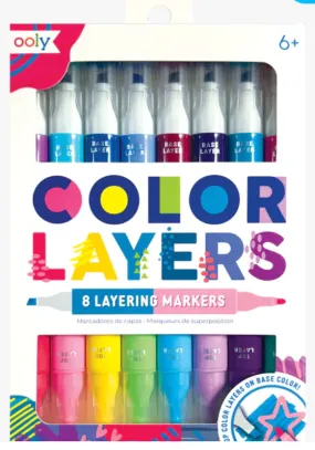 Color Layers Overlaying Double Ended Markers