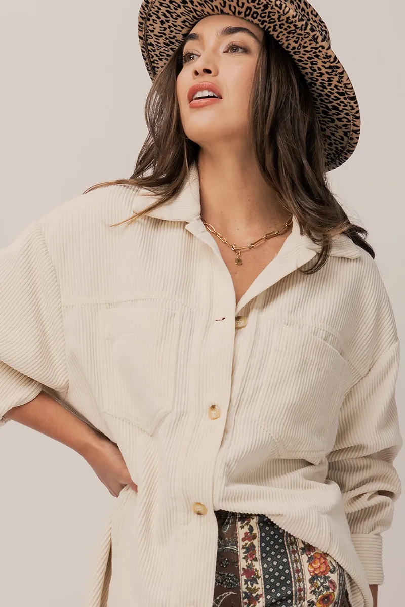 Corduroy Shirt Jacket