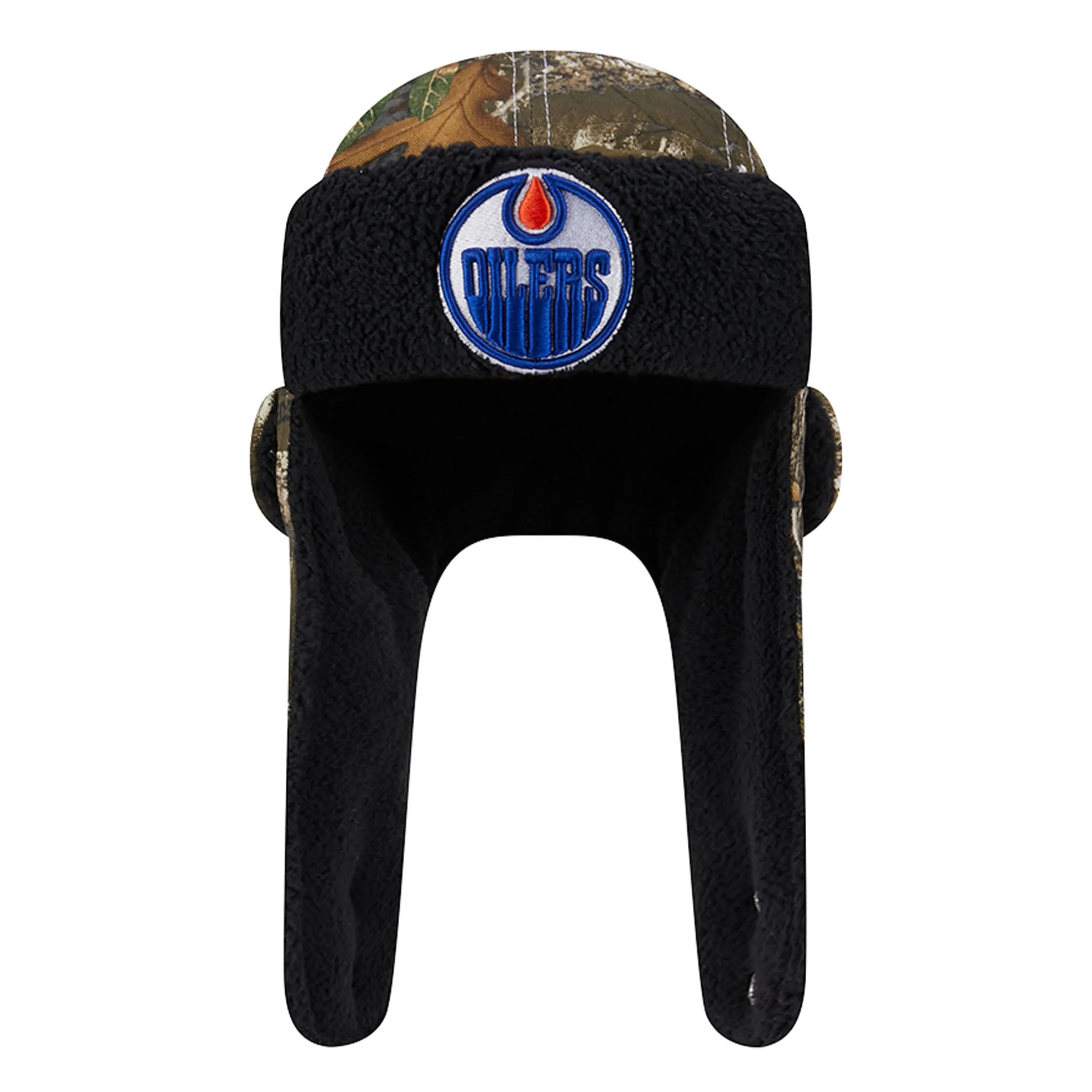 Edmonton Oilers New Era REAL TREE Camo Trapper Hat