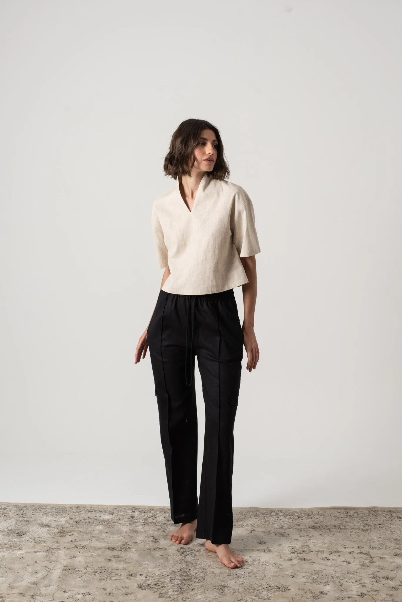 Emil Linen Top Natural