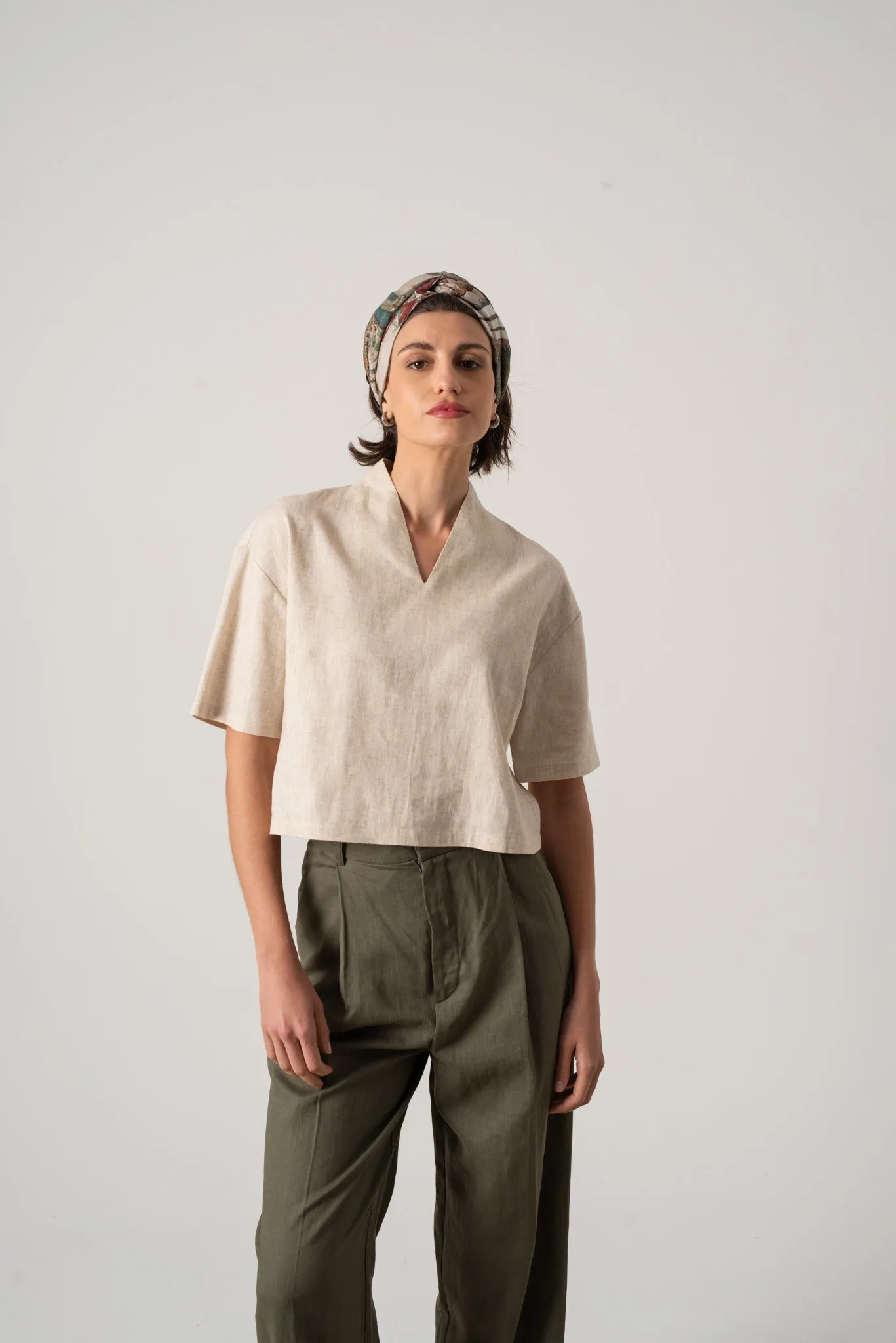 Emil Linen Top Natural