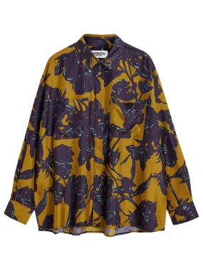 Essentiel Antwerp Girt Boxy Fit Silk Shirt (More Colors)