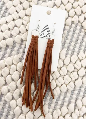 Faux Leather Tassels