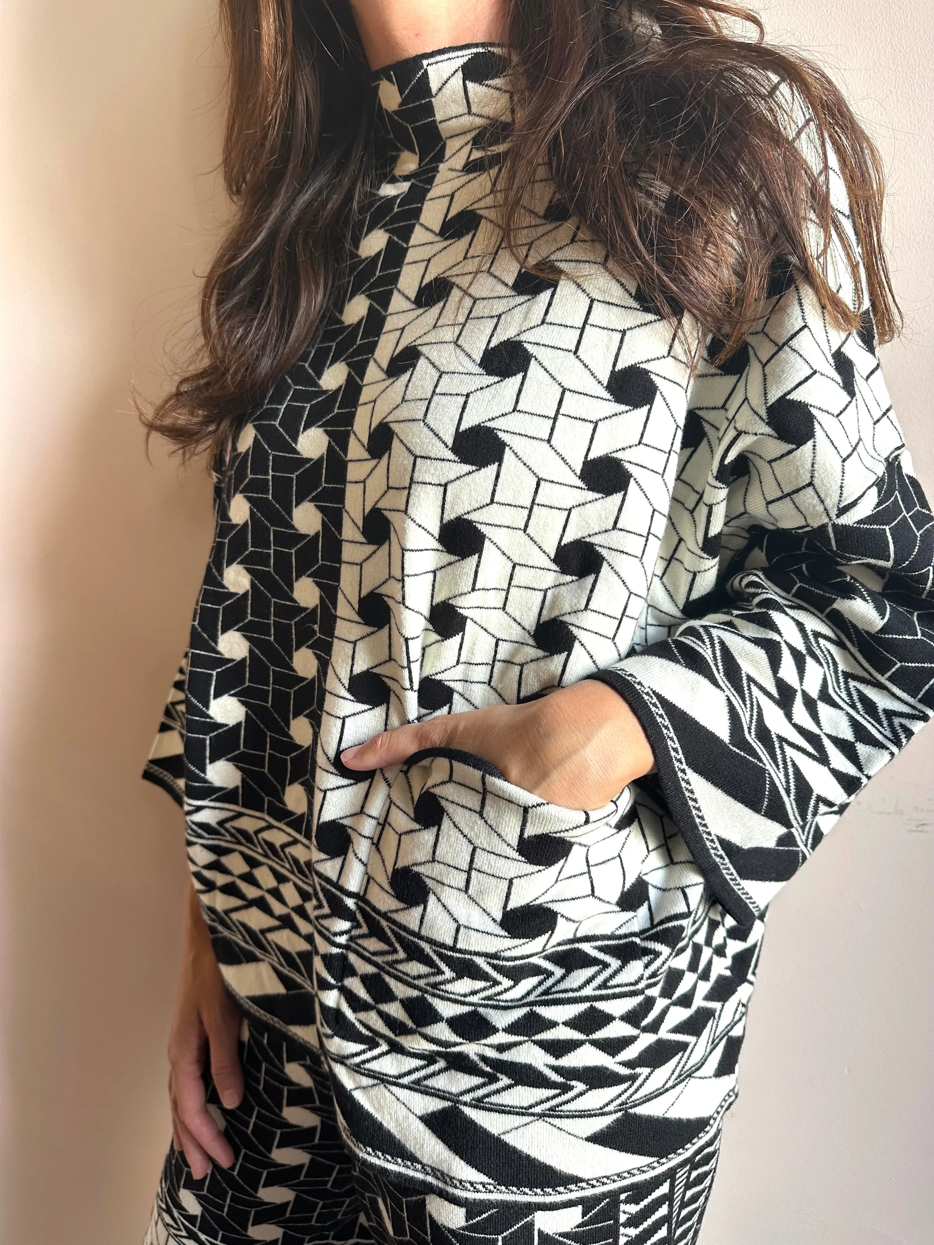 Geo Knit Pullover