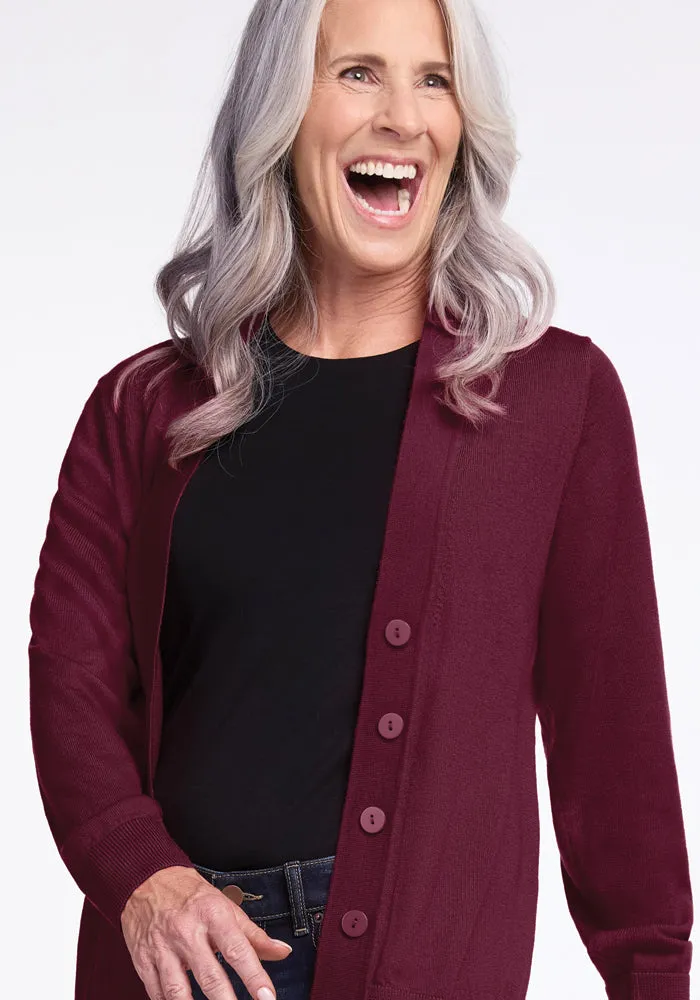 Gia Sweater • Final Sale Deals! - Cabernet Crush
