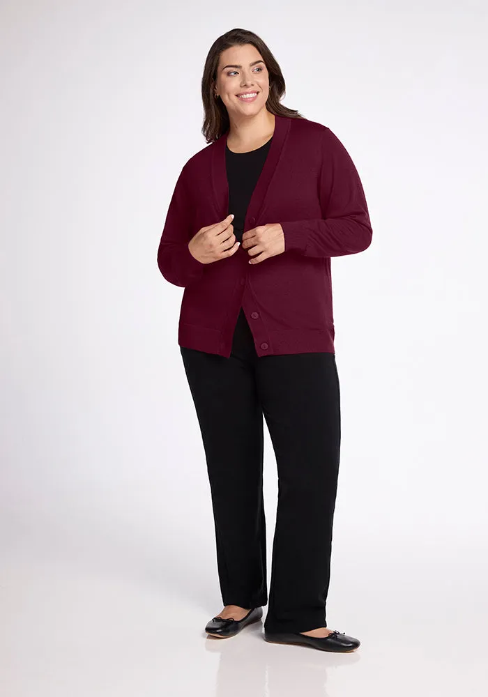 Gia Sweater • Final Sale Deals! - Cabernet Crush