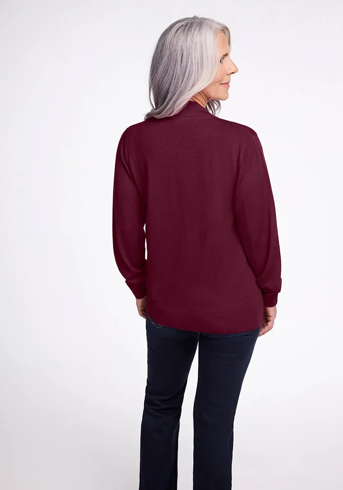 Gia Sweater • Final Sale Deals! - Cabernet Crush