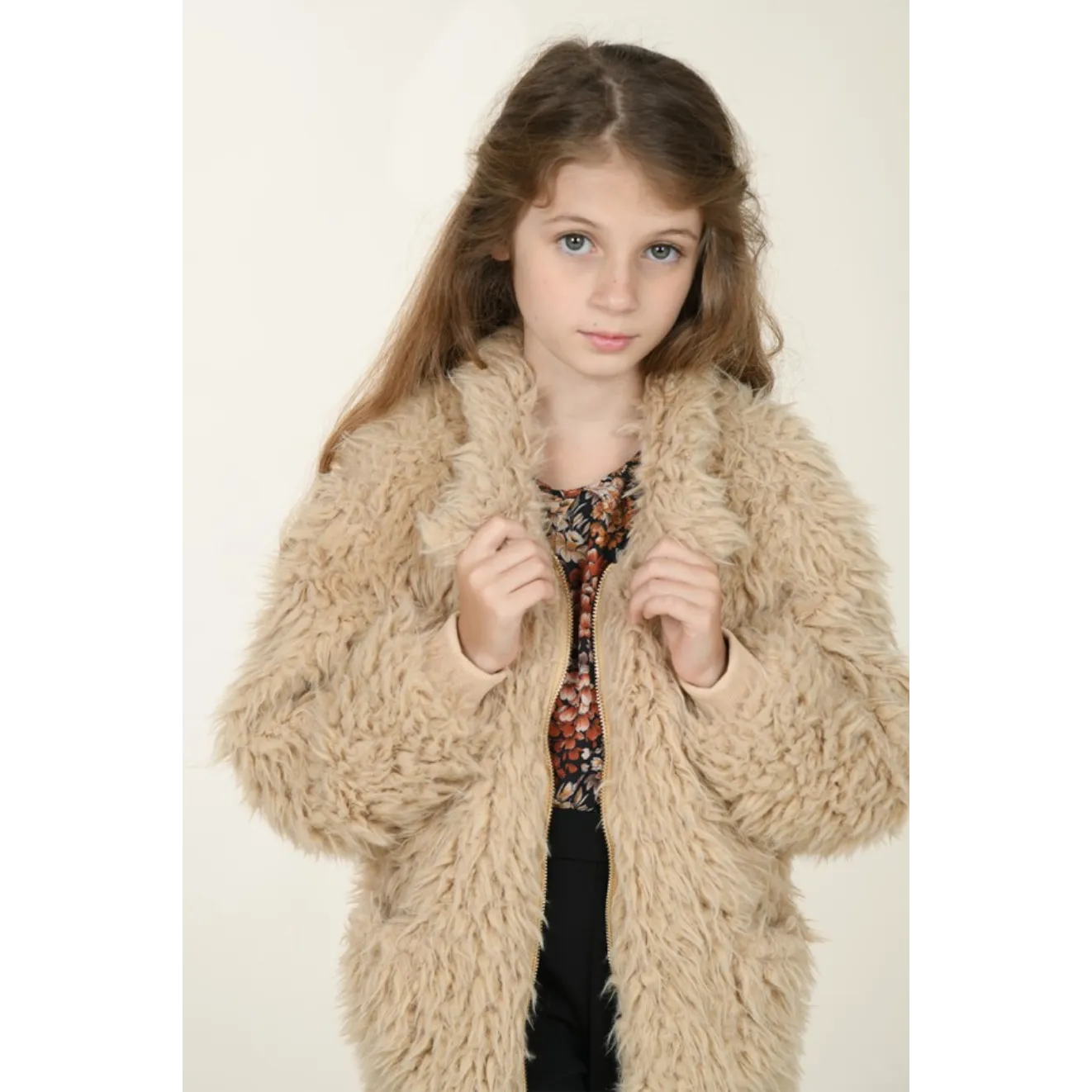 Girl's Faux Fur Jacket