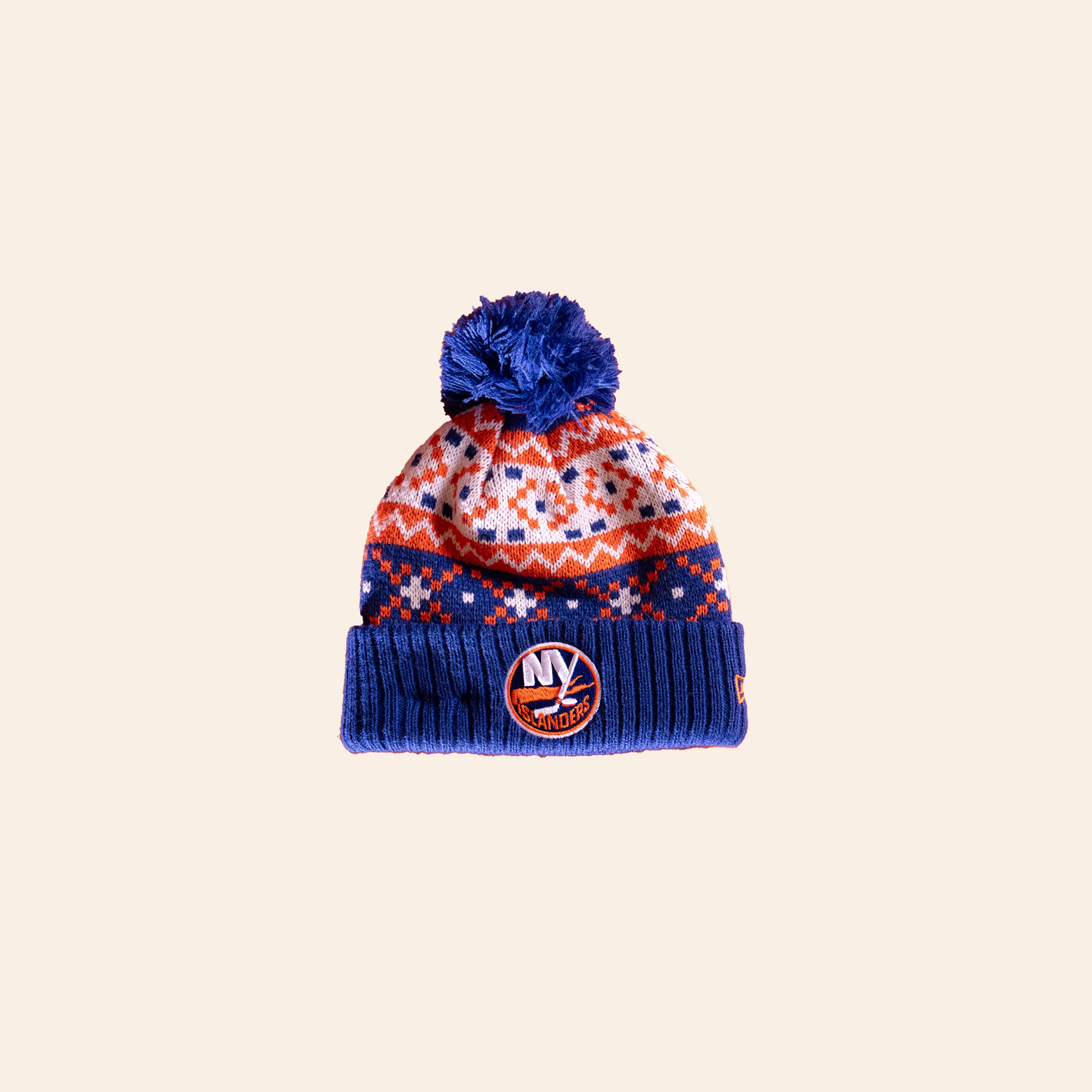 Islanders Youth Knit Nostalgia Pom