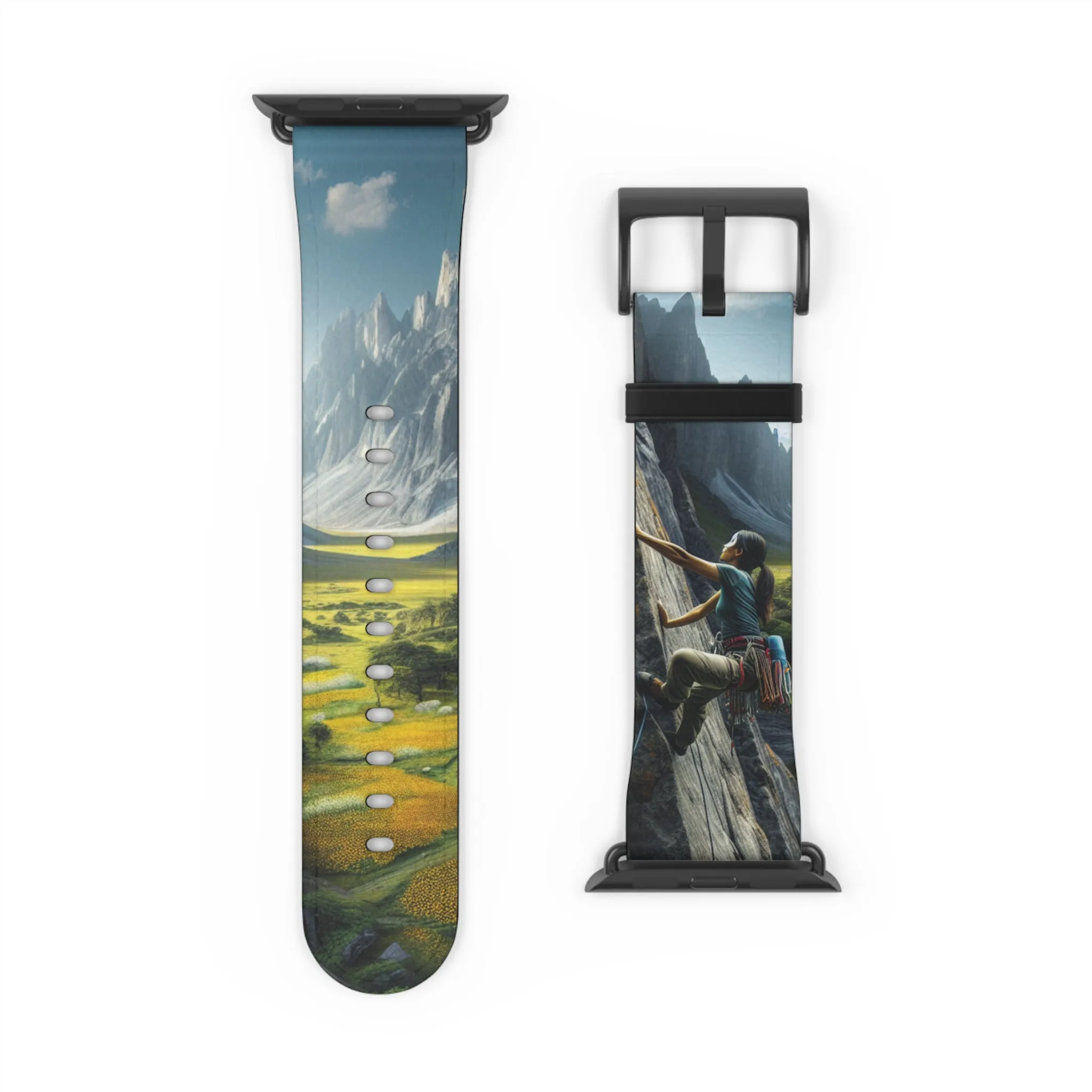 It's Time To Go ClimbnVibes Rock Climbing Watch Band