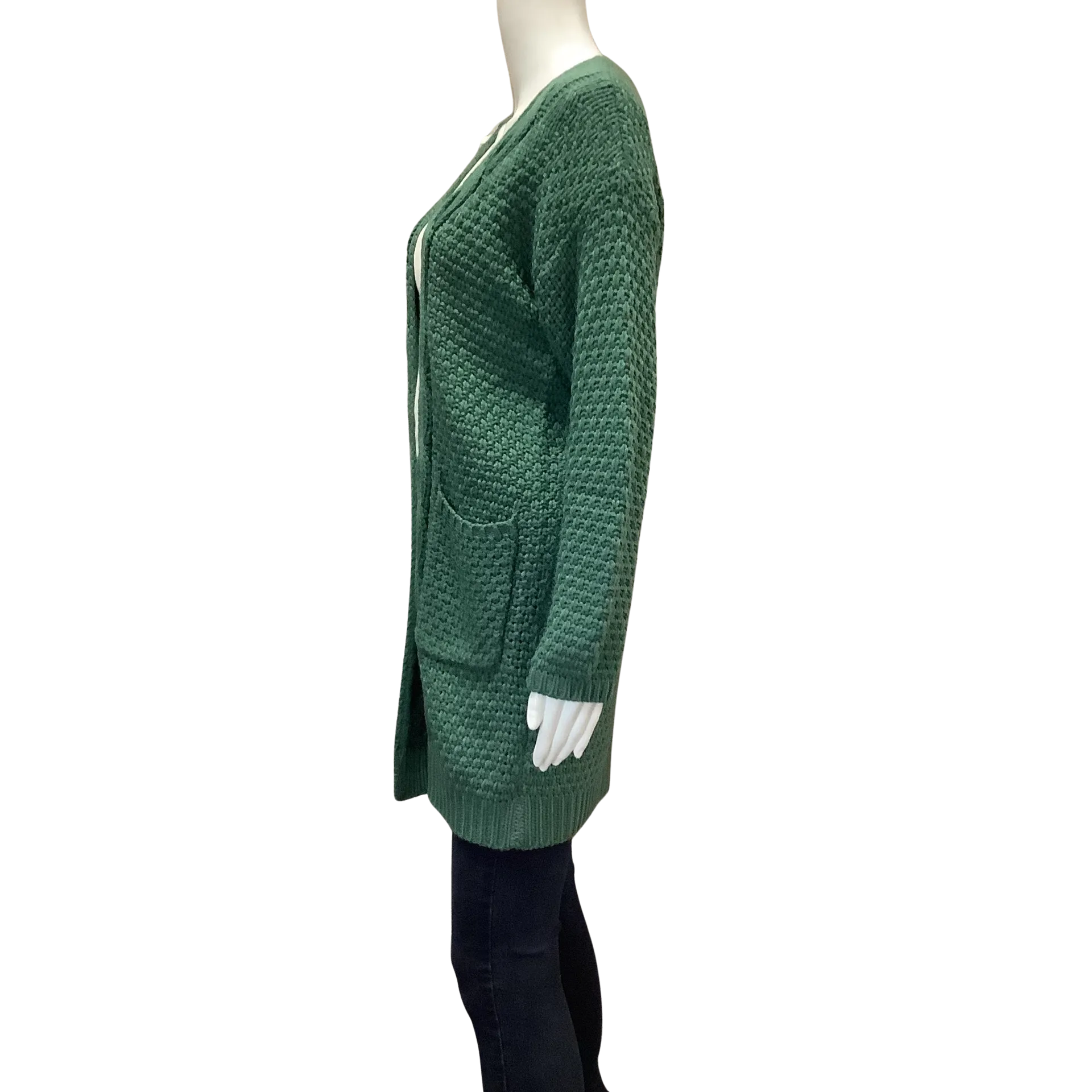Janice Women's Cardigan Olive W/Tags