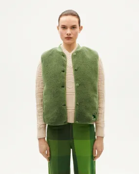 Jay Fleece Vest Green