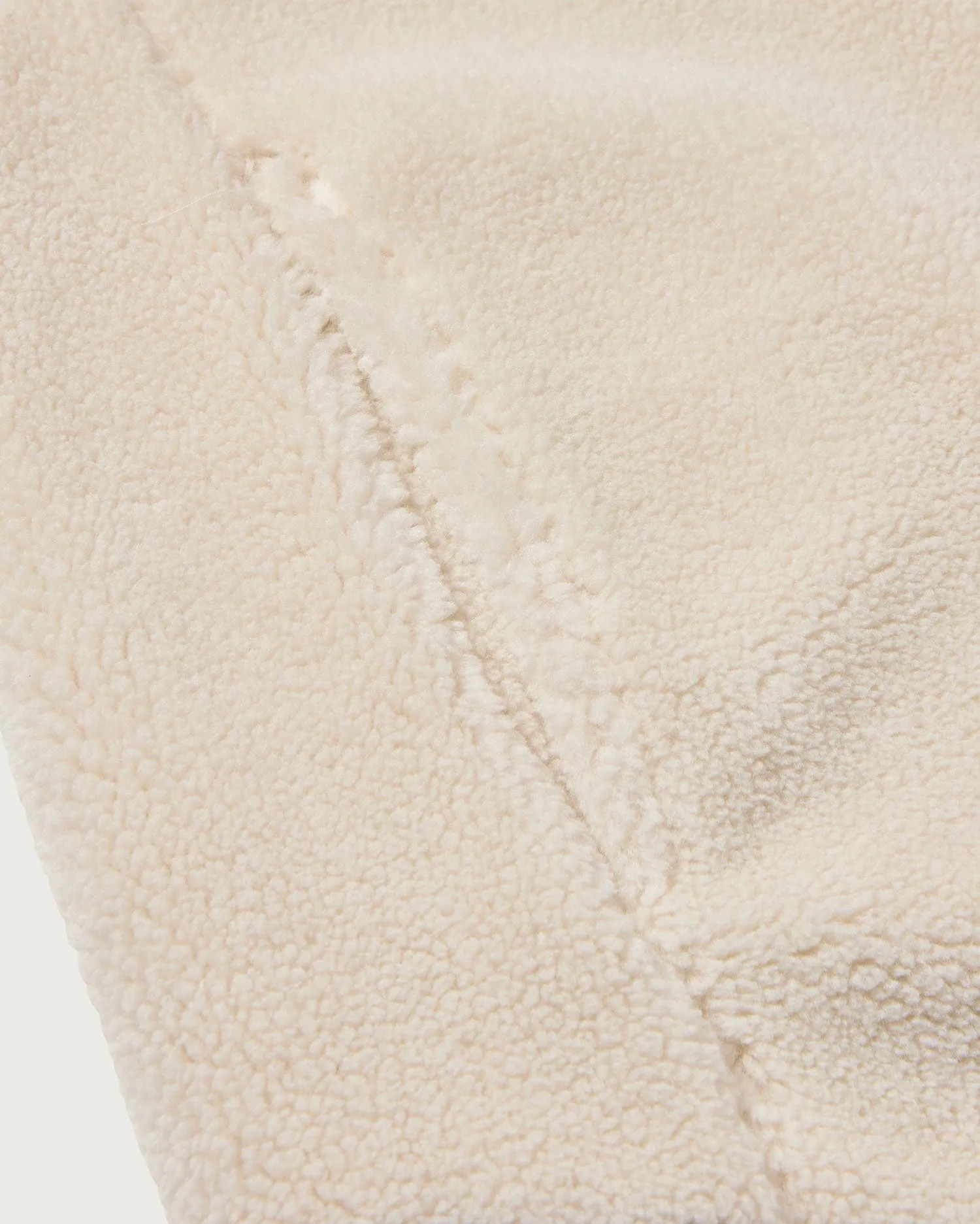Jay Fleece Vest Ivory