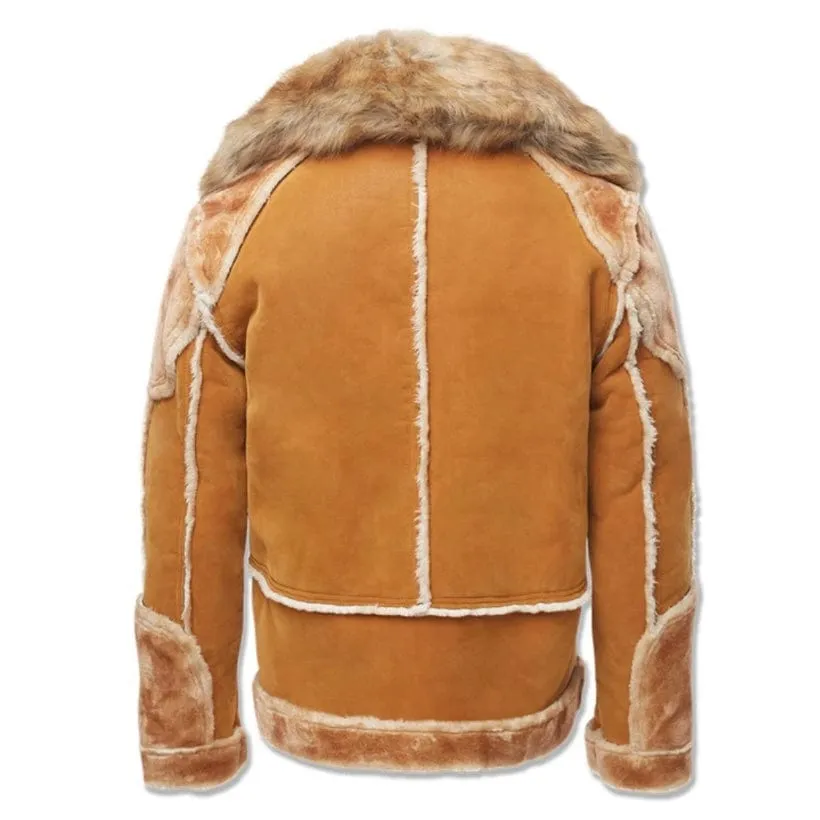 Jordan Craig El Jefe Shearling Moto Jacket (Cognac) 91536