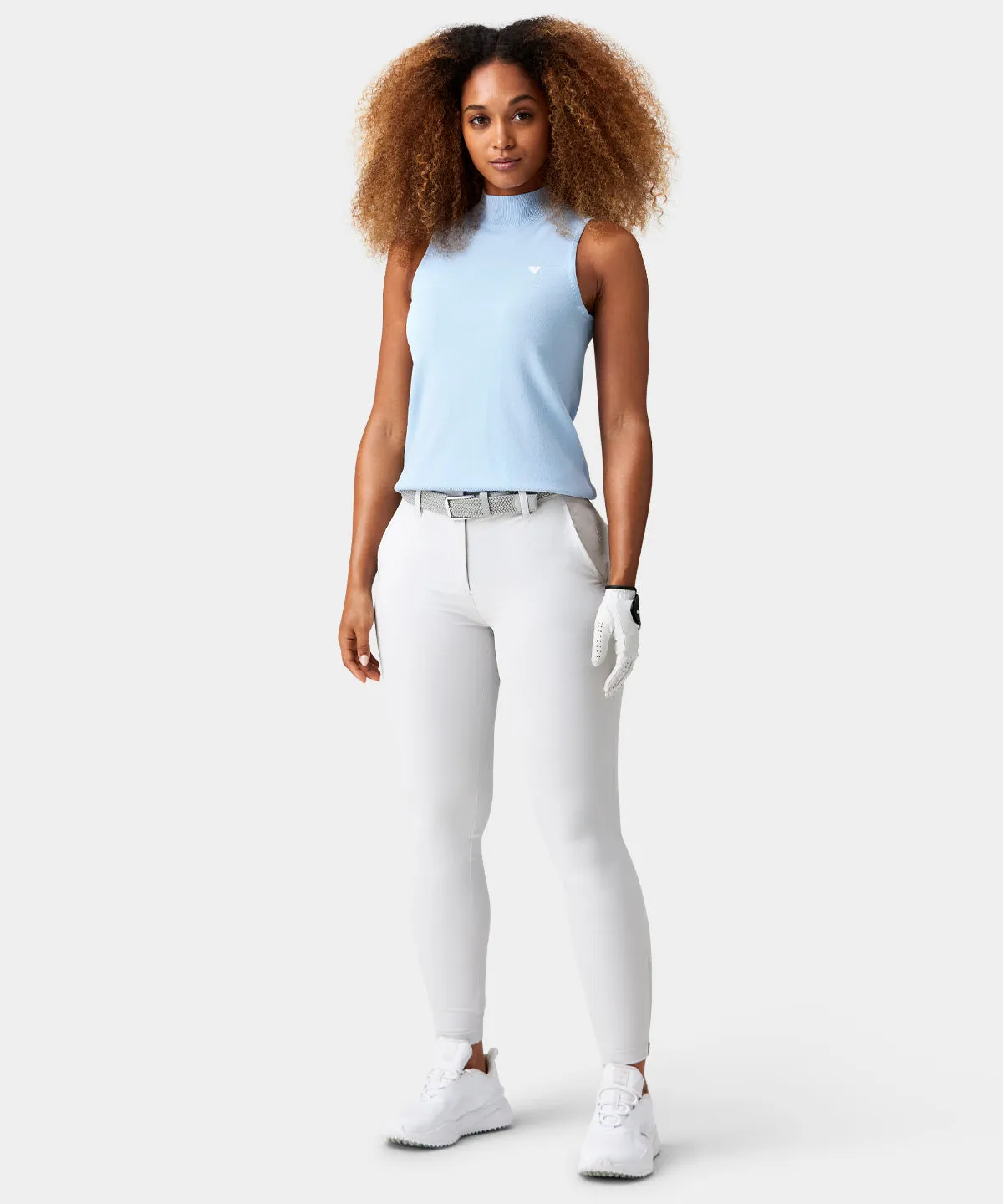 Kayla Powder Blue Air Sleeveless Top