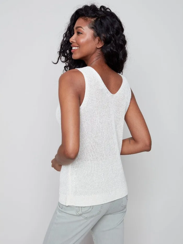 Knit V-Neck Tank