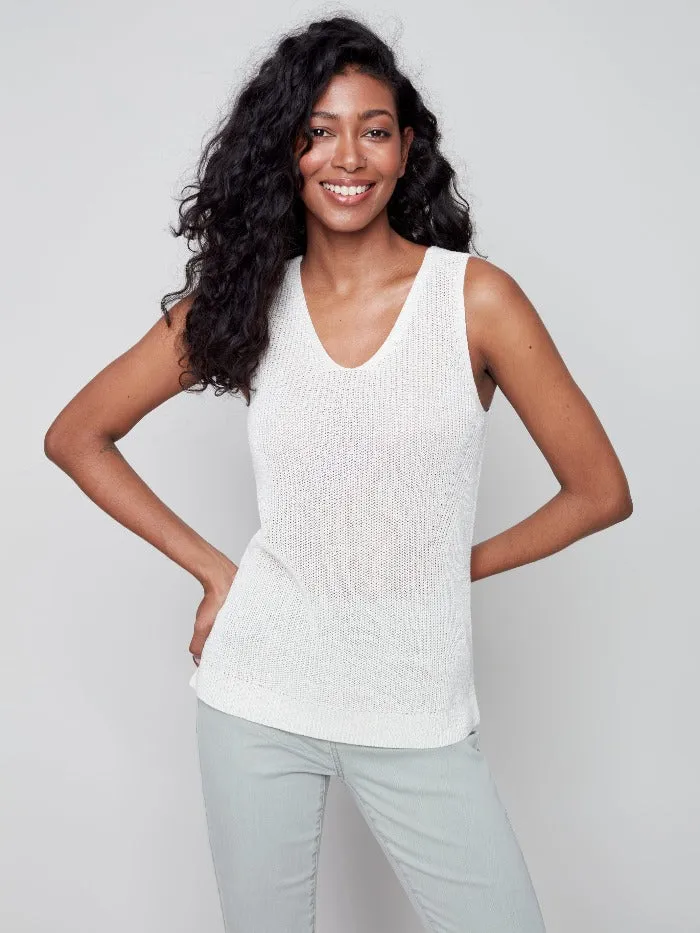 Knit V-Neck Tank