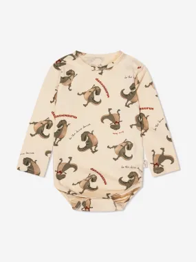 Konges Sløjd Baby Organic Cotton Dinosaur Bodysuit