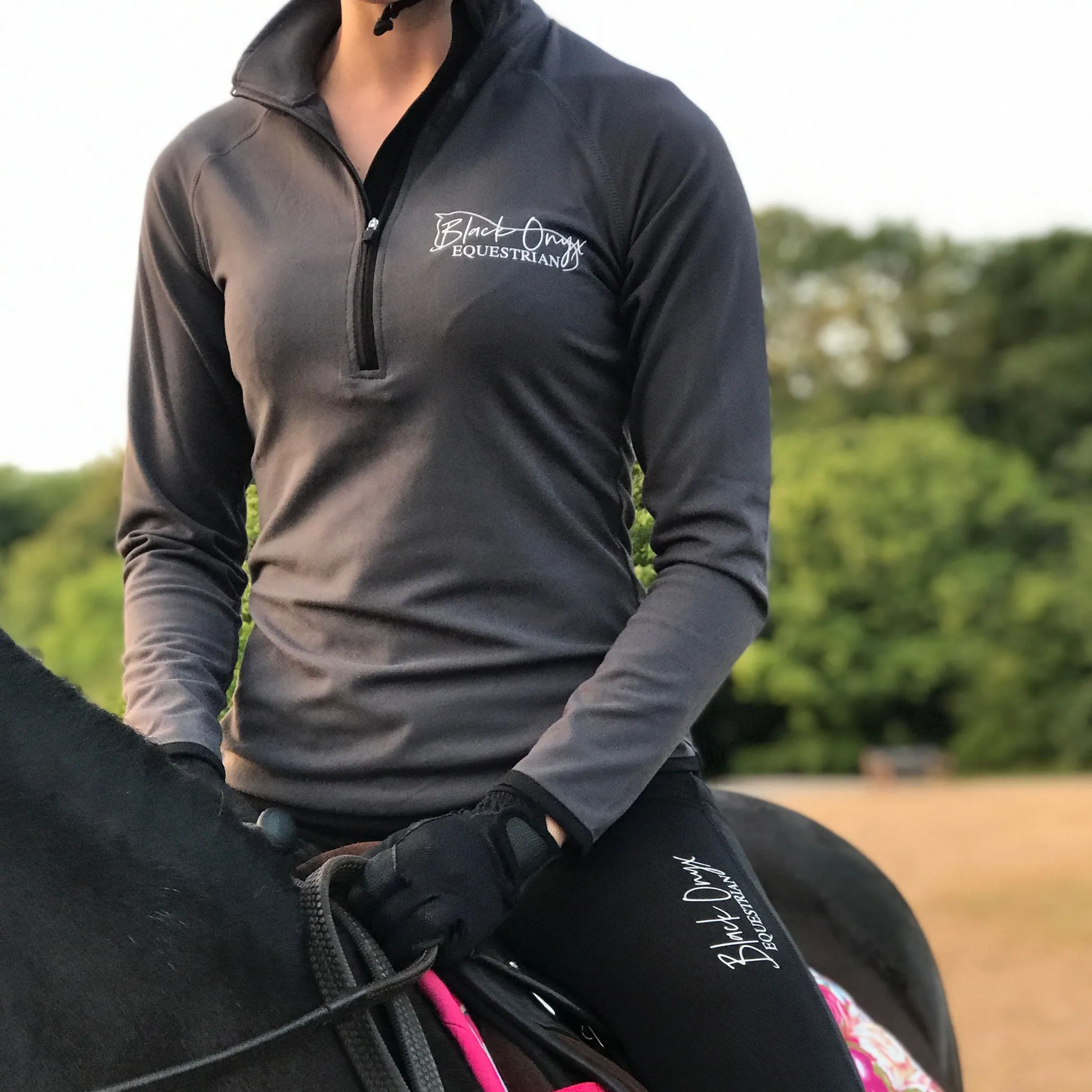 Ladies Technical Stretch Base Layer - Grey