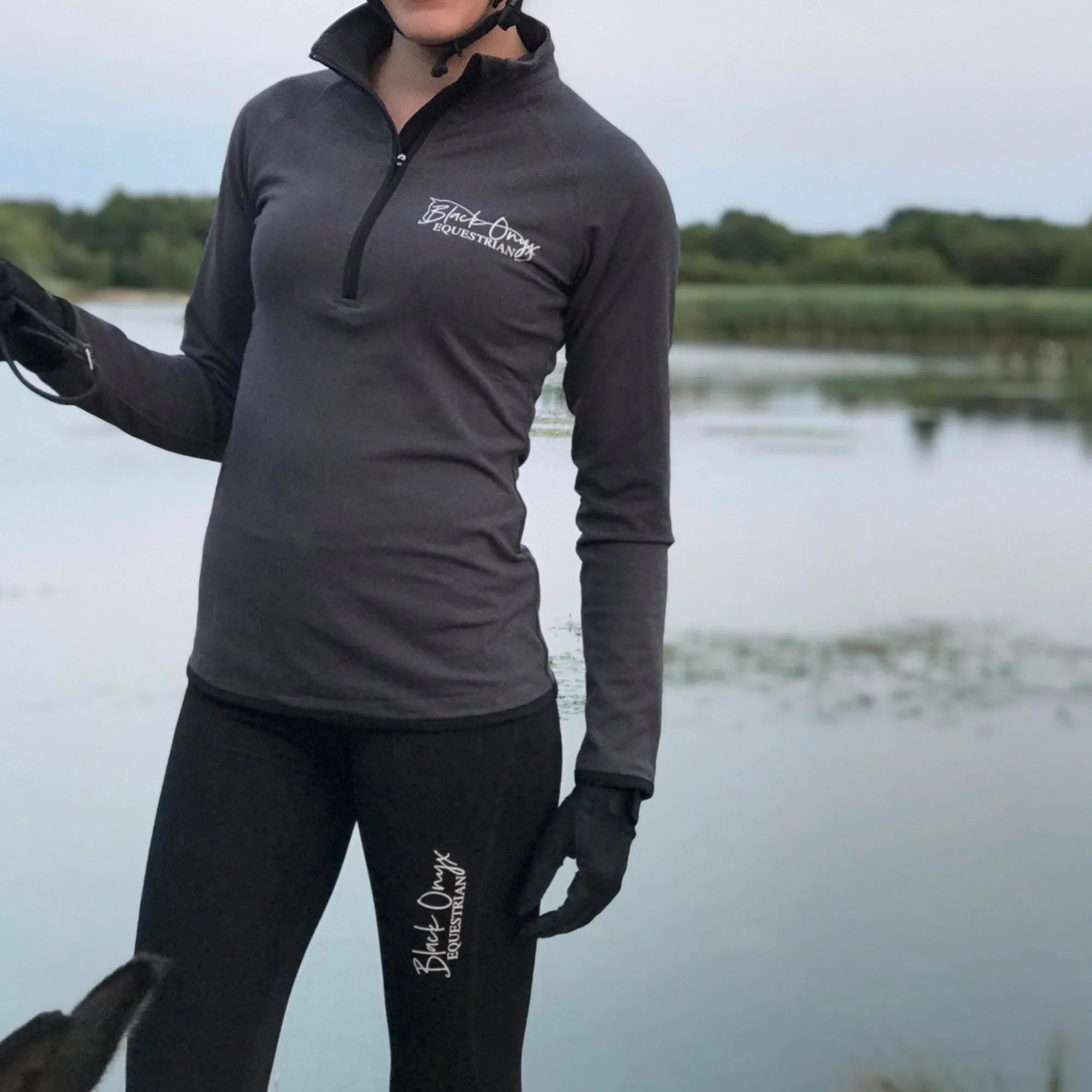 Ladies Technical Stretch Base Layer - Grey