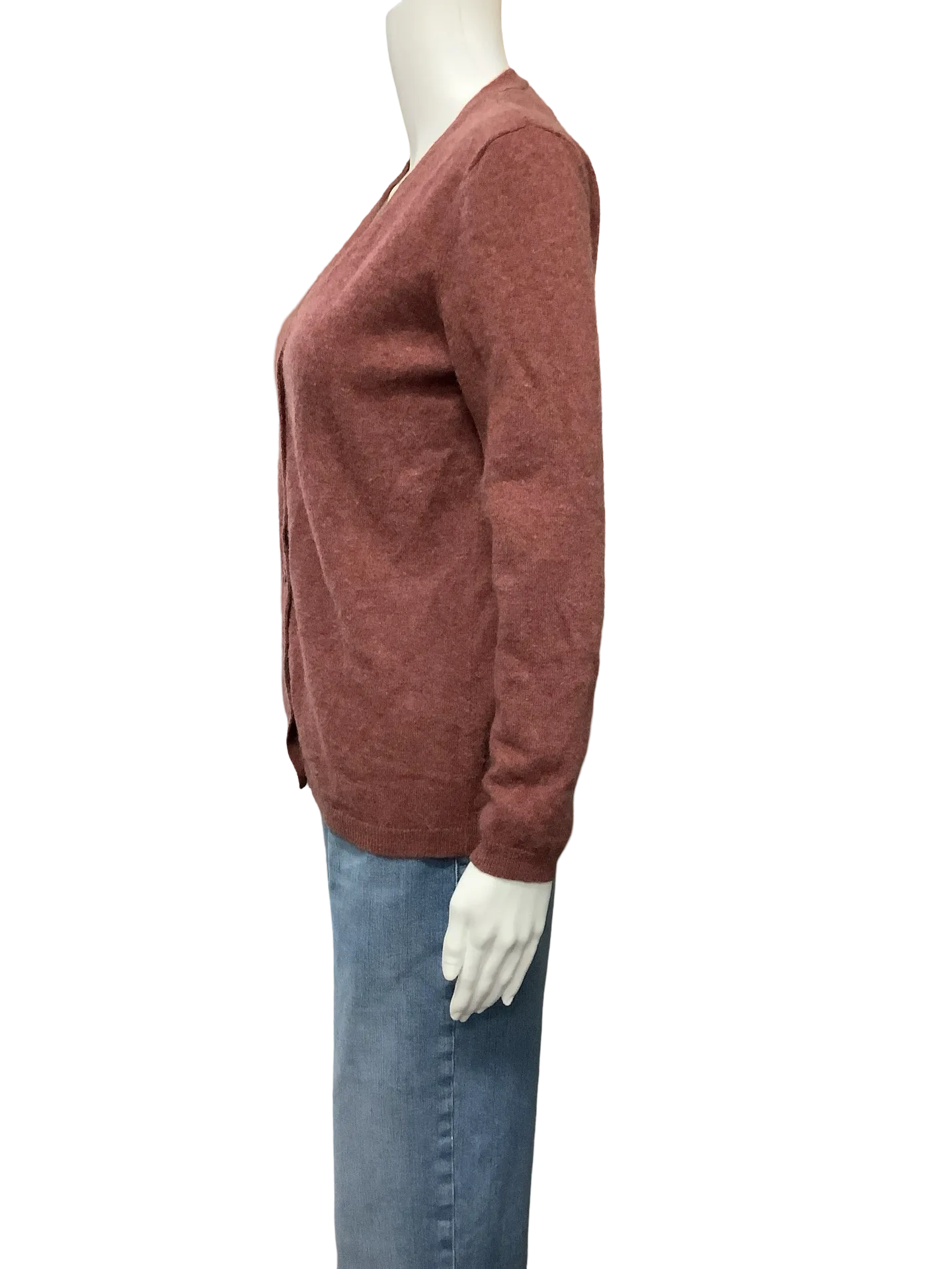 Magaschoni Cardigan Cashmere V Neck Size: M