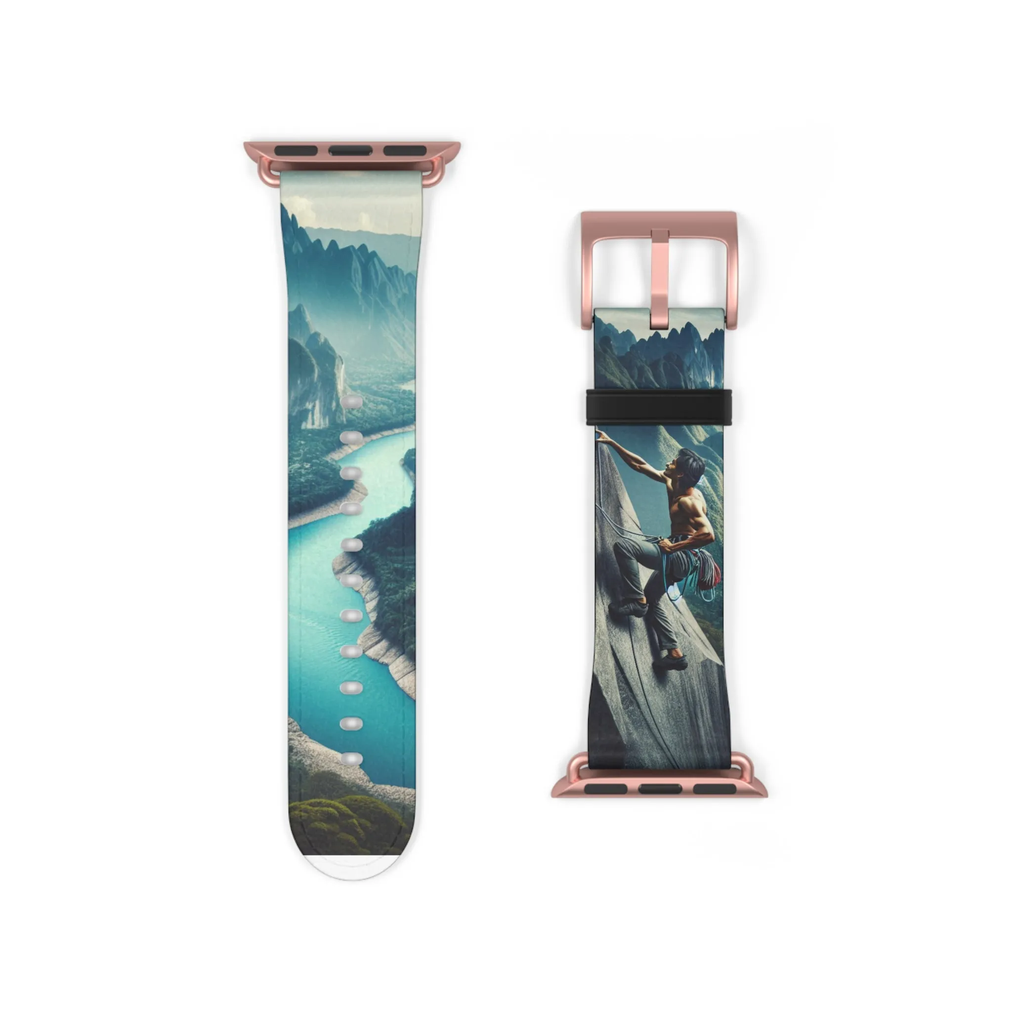Make Time For Your Dreams Good Vibes Rock Climbing Watch Band