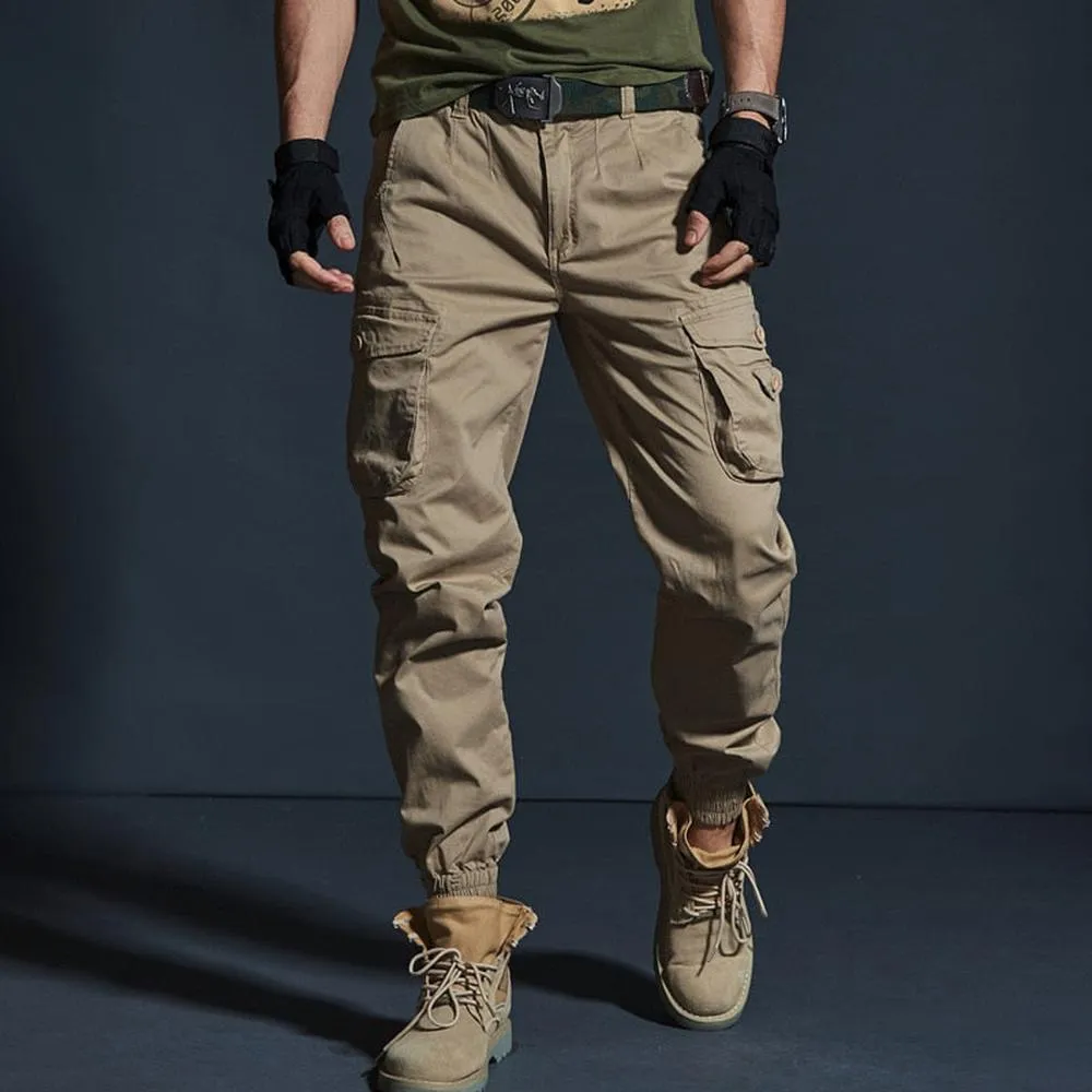 Men Casual Military Tactical Joggers Camouflage Cargo Pants