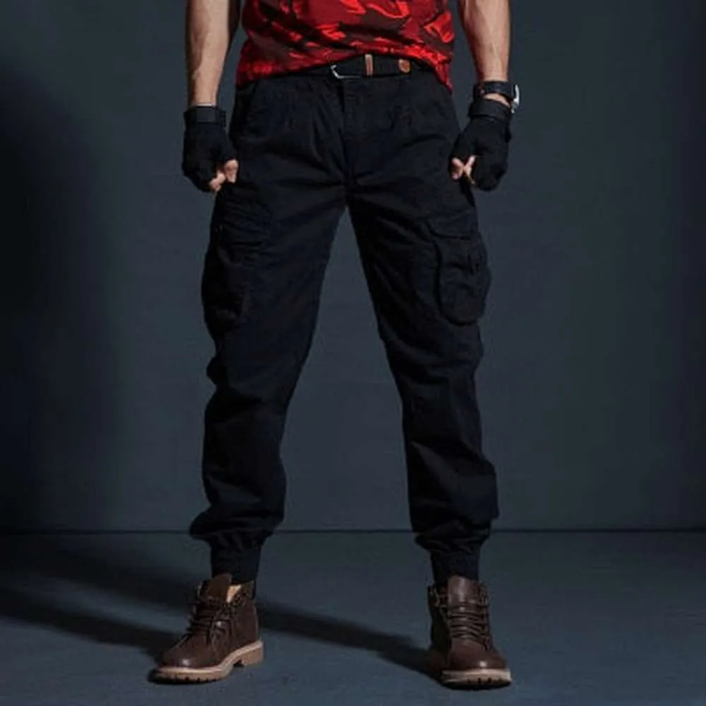 Men Casual Military Tactical Joggers Camouflage Cargo Pants