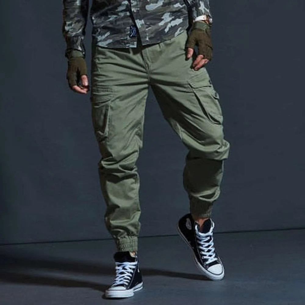 Men Casual Military Tactical Joggers Camouflage Cargo Pants
