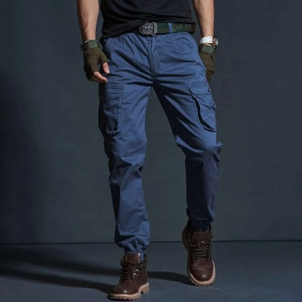 Men Casual Military Tactical Joggers Camouflage Cargo Pants