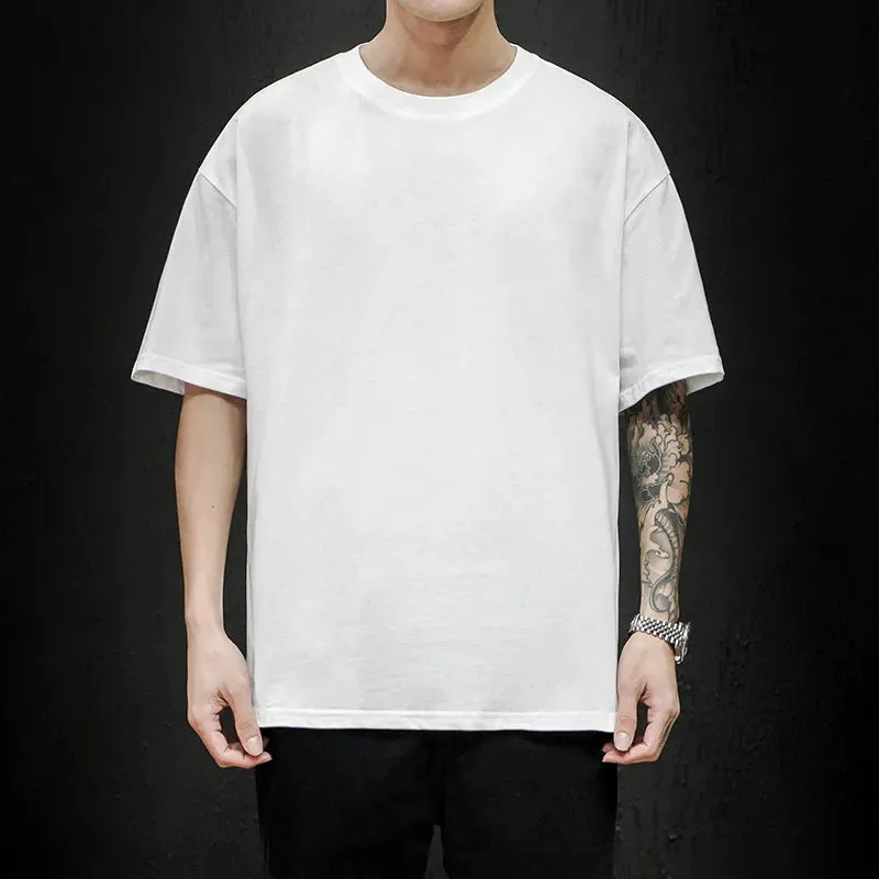 Men's Summer Solid T-Shirt