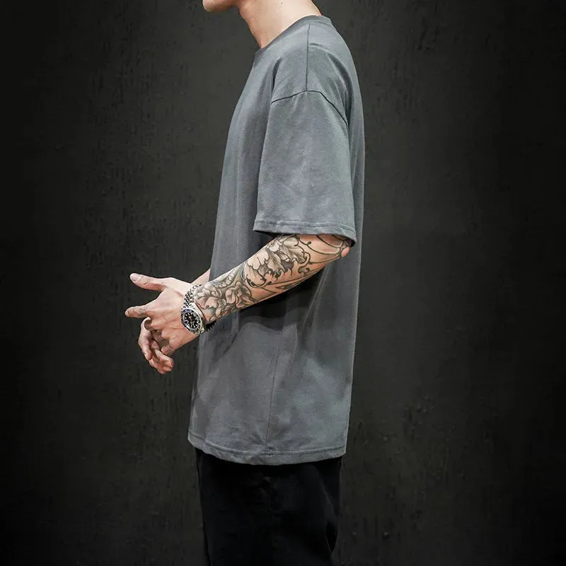 Men's Summer Solid T-Shirt