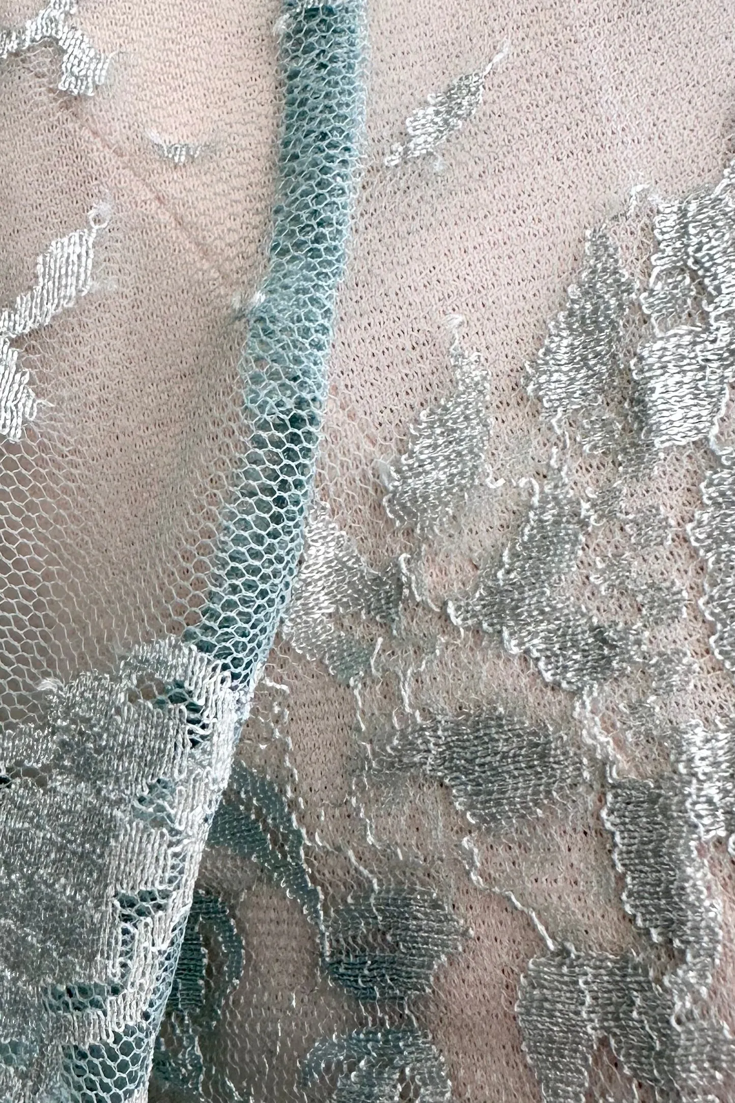 Mint Lace Long Sleeve Top by Tulip B.
