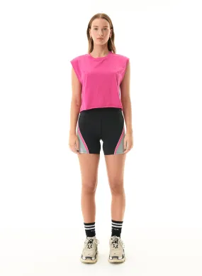 P.E Nation PERFECT SCORE TANK IN PINK GLO