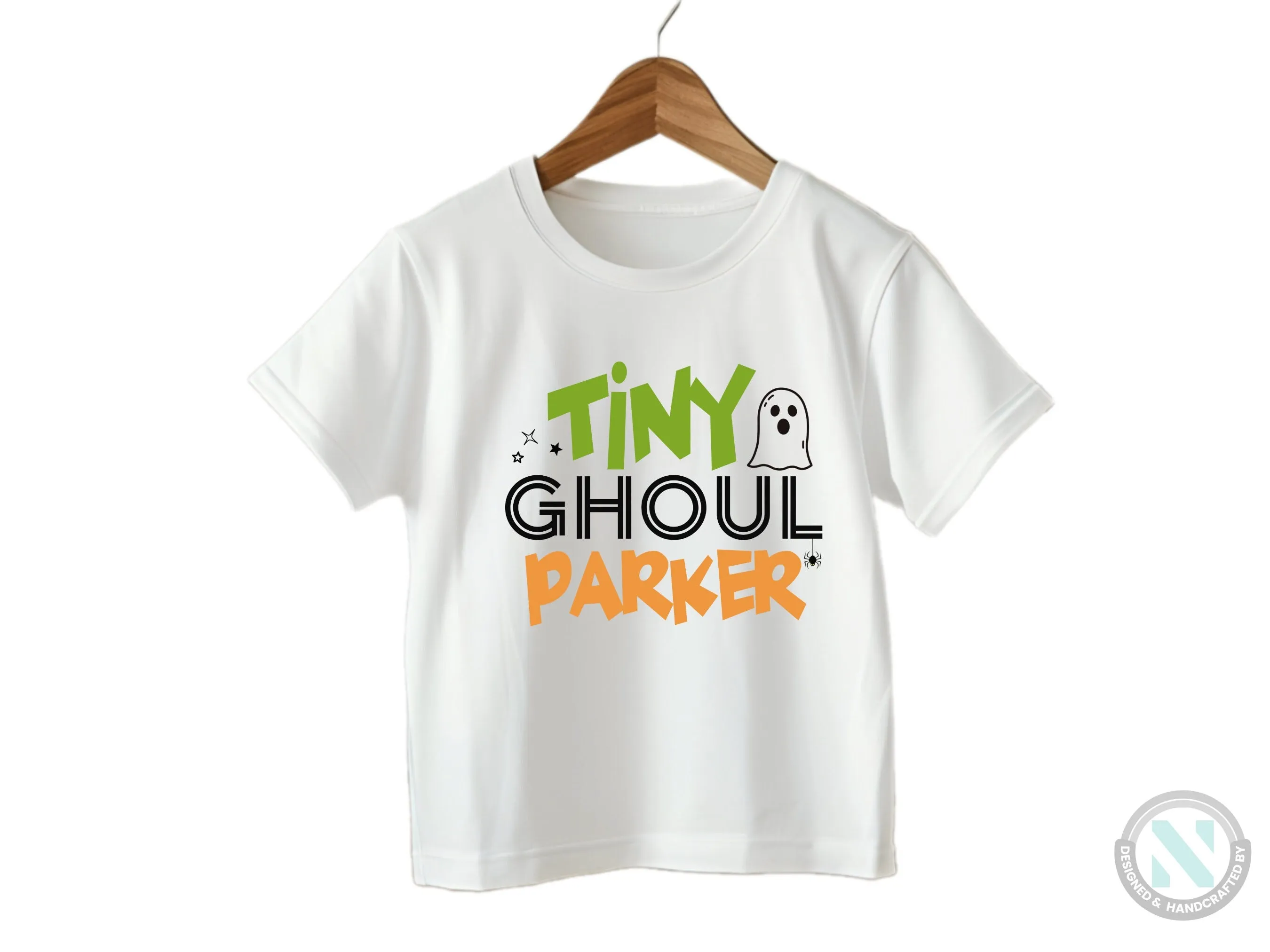 Personalize Halloween Baby Grow Gift for Boys with “Tiny Ghoul” Baby Bodysuit