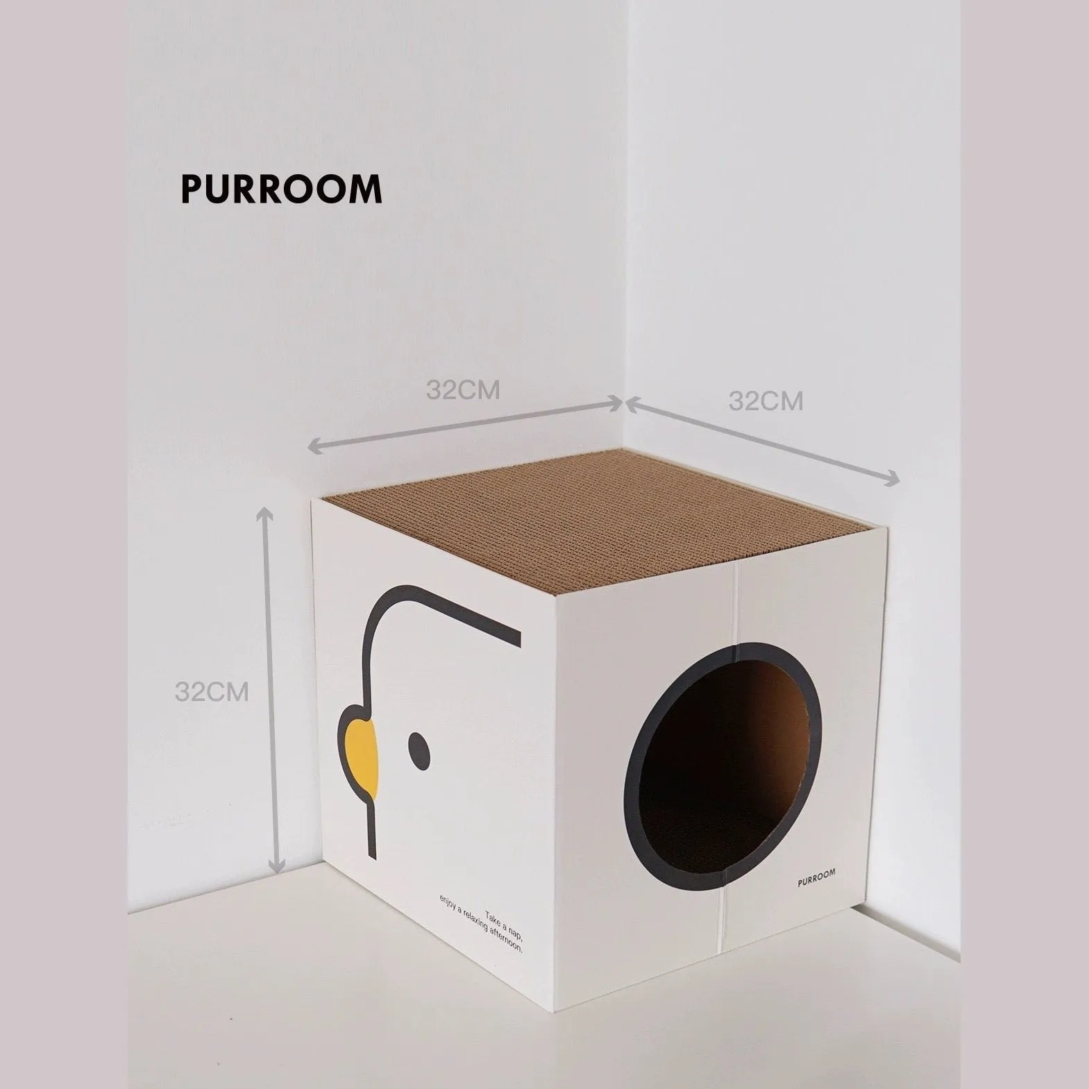 PURROOM Double Layer Scratcher Box
