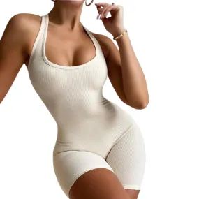 Rib Knitted Bodycon Bodysuit