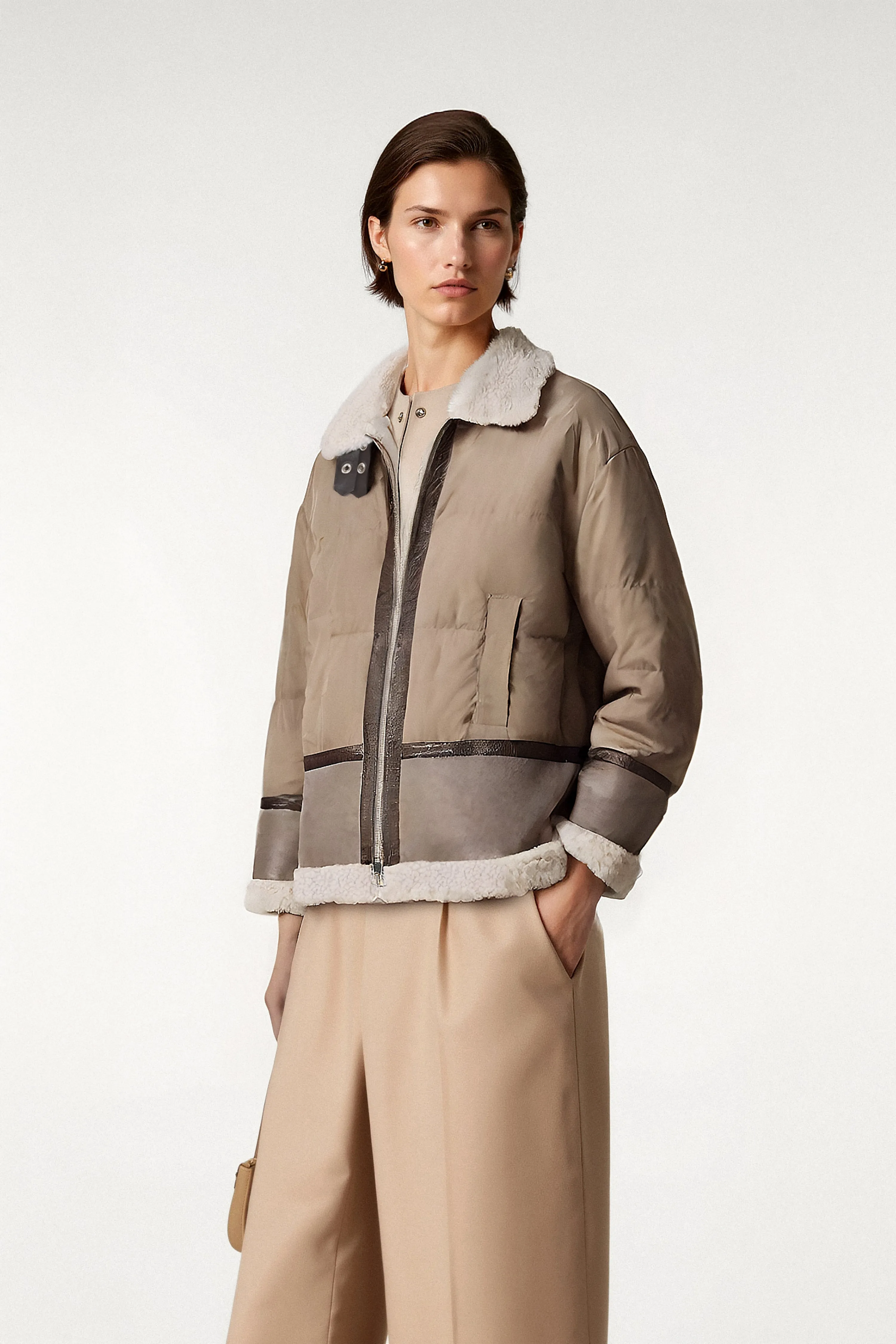 Shearling Leather Jacket