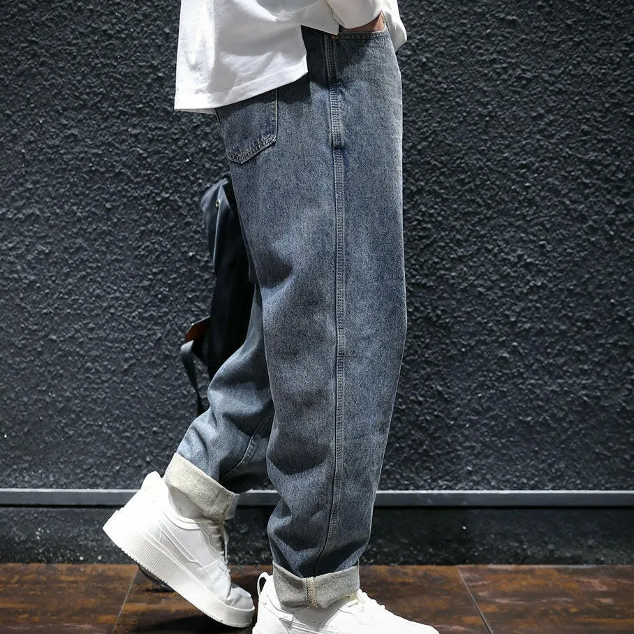 Simple All-match Straight Men's Jeans P0052