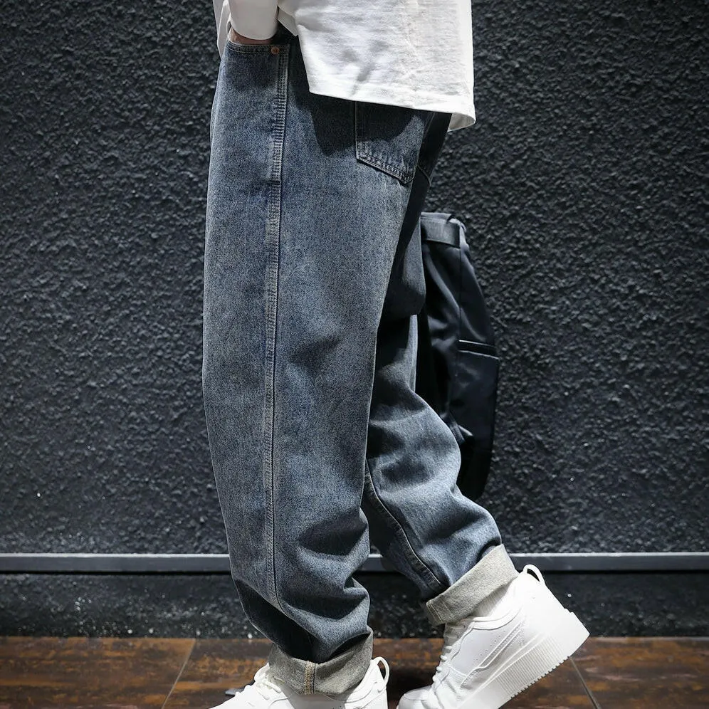 Simple All-match Straight Men's Jeans P0052