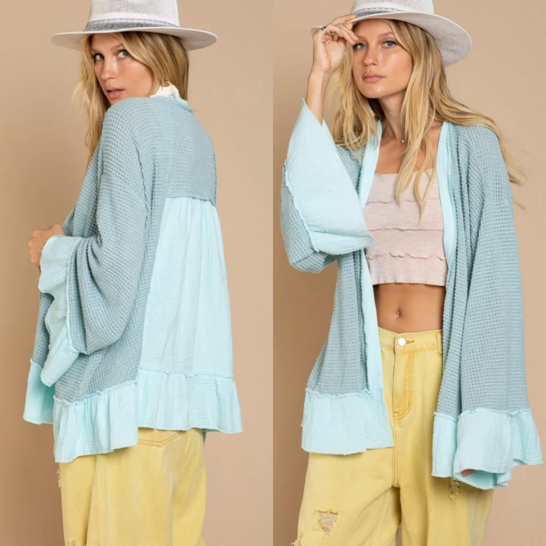 Thermal Knit Cardigan