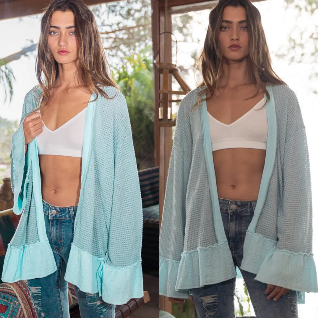 Thermal Knit Cardigan