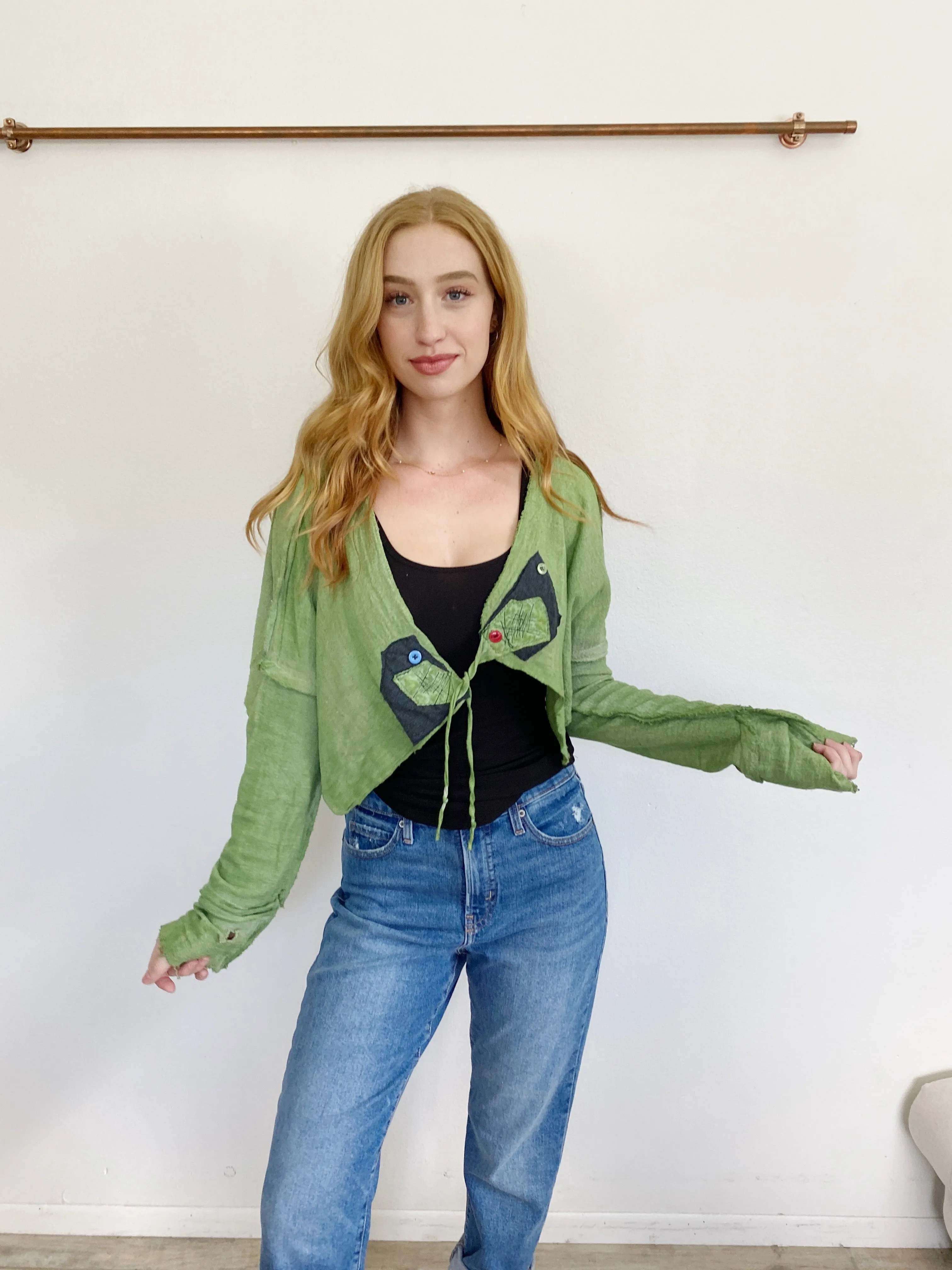 Vintage One Of A Kind Oh My Gauze Cardigan