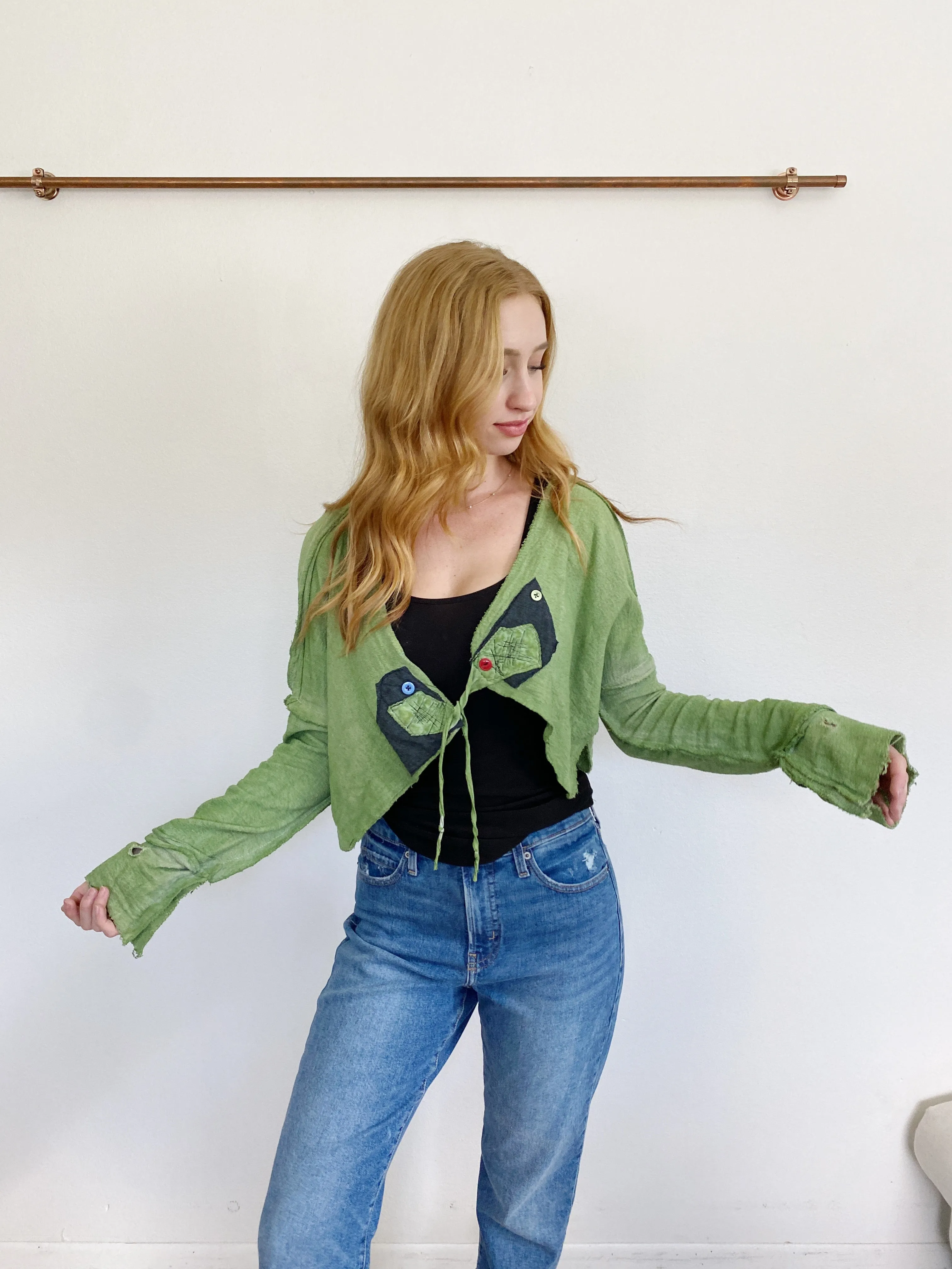 Vintage One Of A Kind Oh My Gauze Cardigan